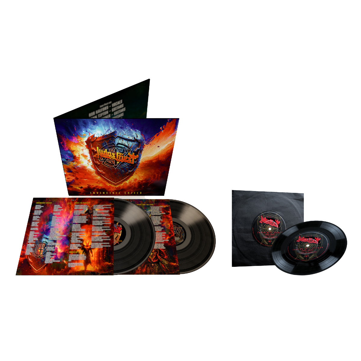 【限定2LP】 Judas Priest Judas Priest - Invincible Shield 2LP Alt. Cover + 7