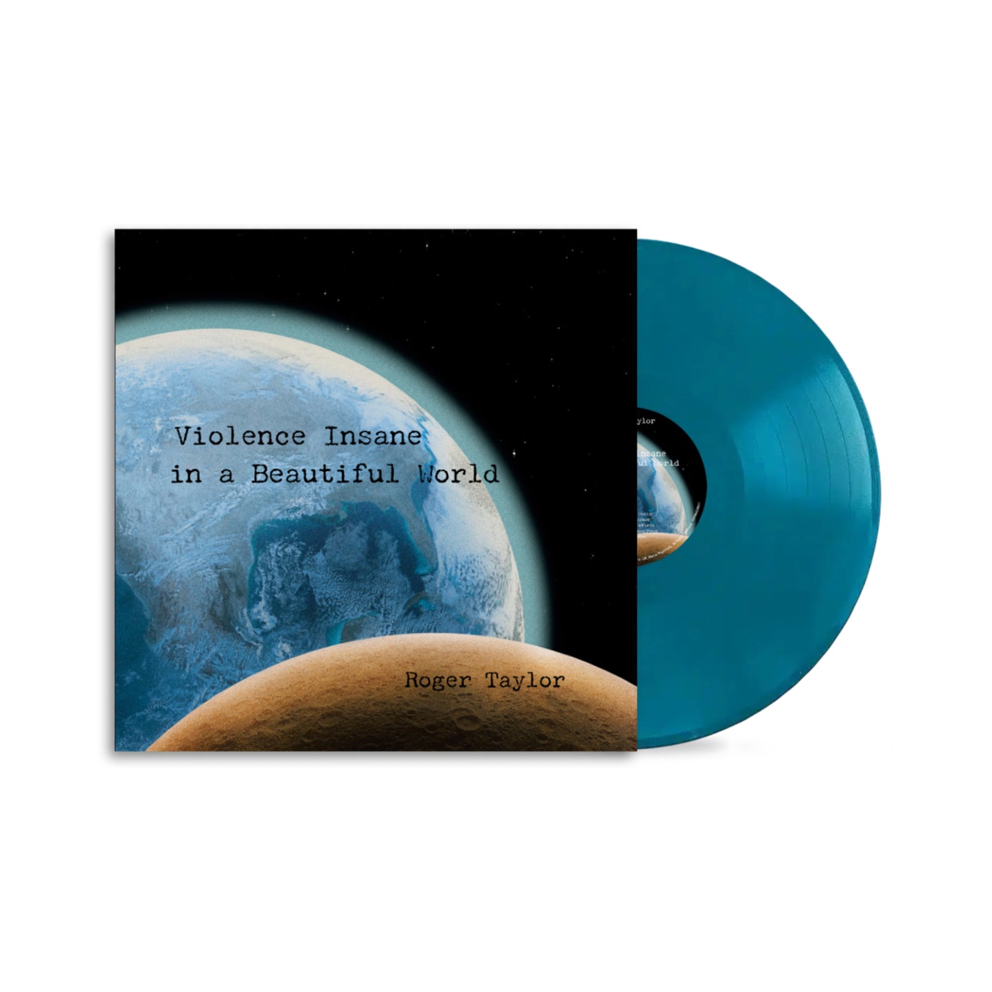Roger Taylor - Violence Insane in a Beautiful World LP (Earth Blue)