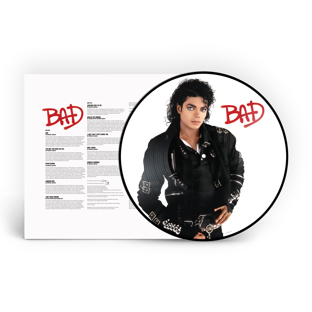 Michael Jackson - Bad Picture Disc LP – Sony Music Vinyl
