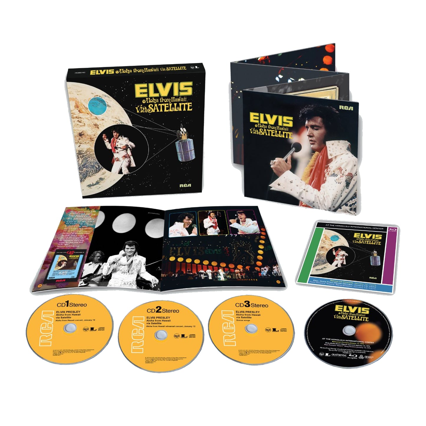 Elvis Aloha From Hawaii Via Satellite 3 CD/Bluray Box Set