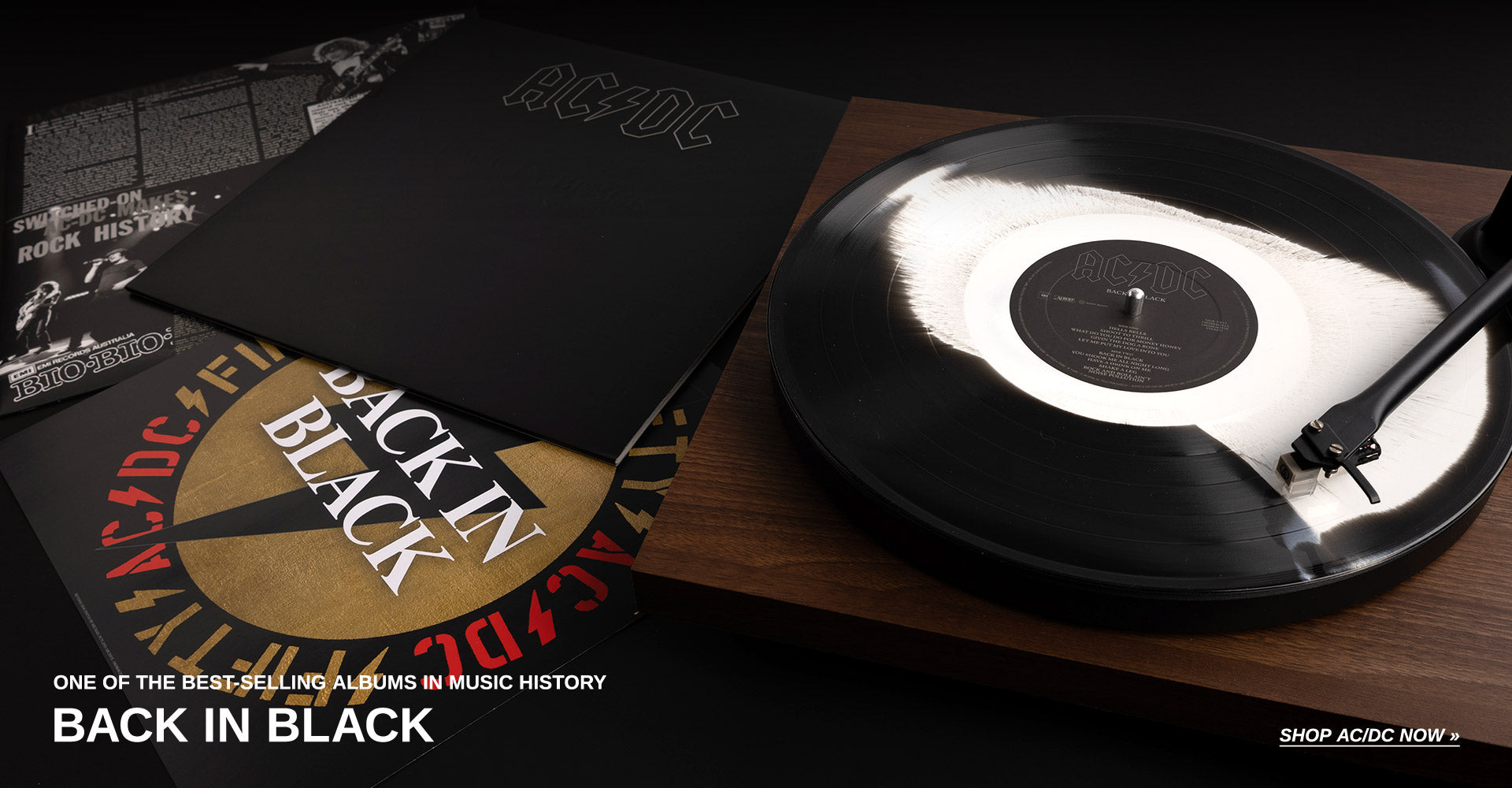 One of the best-selling albums in music history. Back in Black, shop AC/DC now