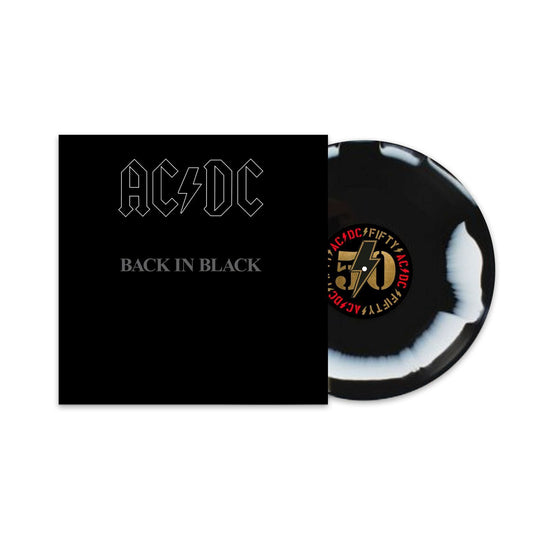 AC/DC - Back In Black Black/White Blend Vinyl LP