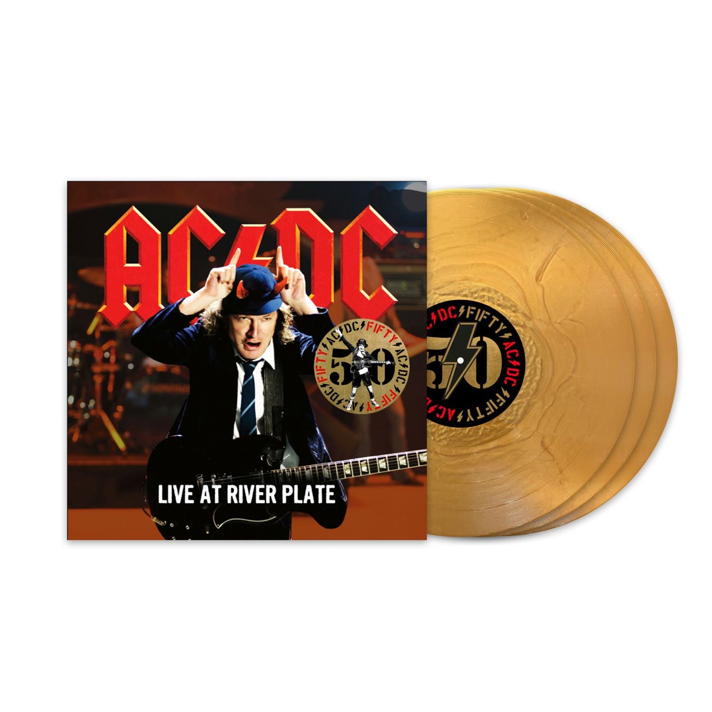 AC/DC - Live At River Plate (50th Anniversary Gold Color Vinyl) 3 LP