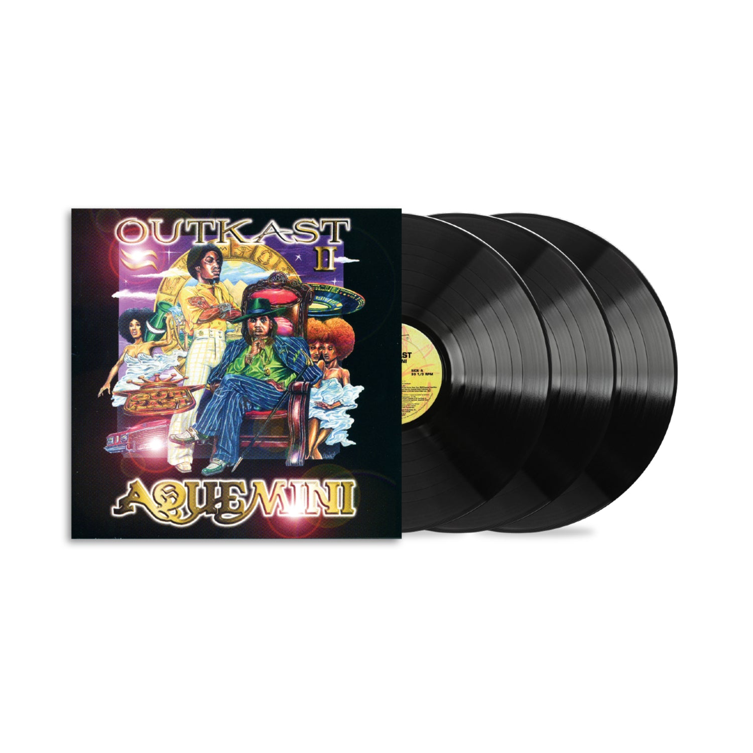洋楽 Outkast - Aquemini 3LP Outkast - Aquemini LP - Wax Trax Records