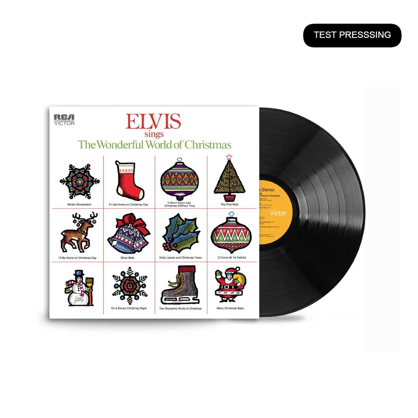 Elvis Presley - Elvis Sings The Wonderful World Of Christmas (Test Pressing)