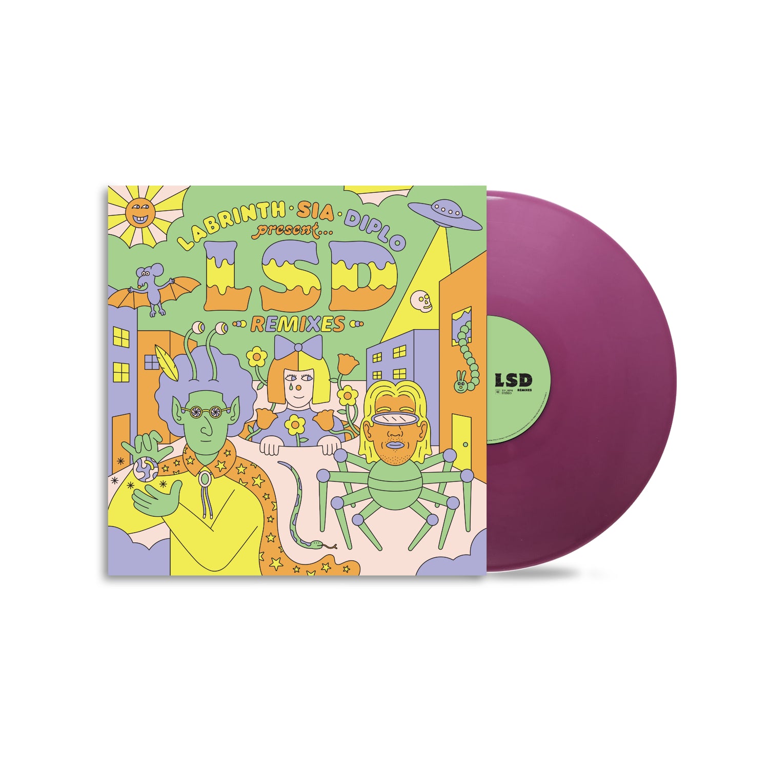 LSD - Labrinth, Sia & Diplo PresentLSD (The Remixes) LP (Purple