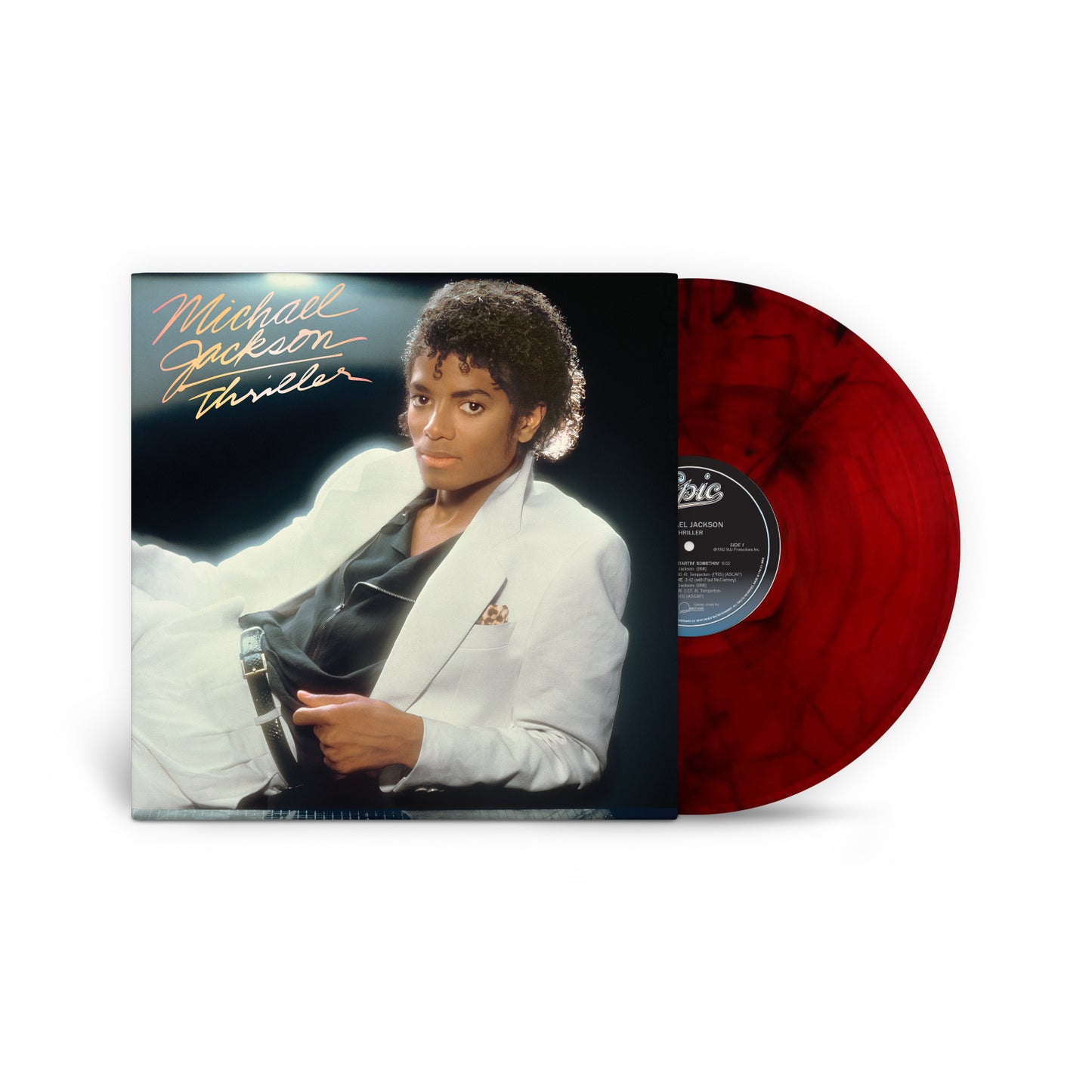 Michael Jackson - Thriller (Red & Black Marble) Vinyl LP