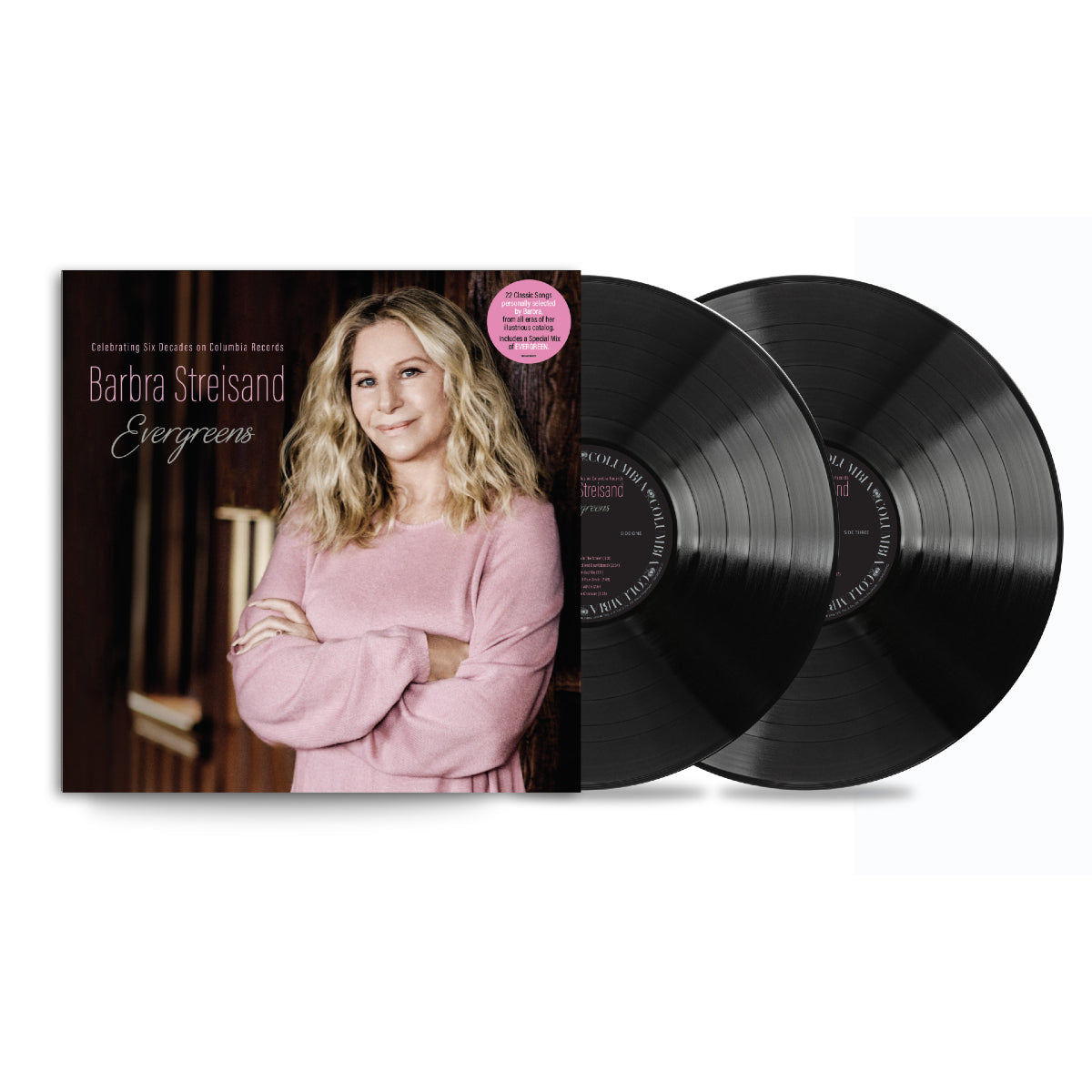 Barbra Streisand - EVERGREENS: Celebrating Six Decades on Columbia Records 2 LP